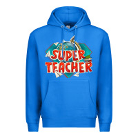 True Royal super teacher Premium Hoodie - texasbilliewilder