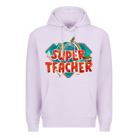 Lilac super teacher Premium Hoodie - texasbilliewilder