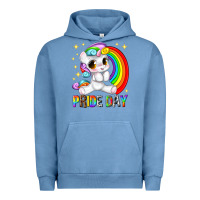 Pigment Pebble Blue pride day Urban Hoodie - texasbilliewilder
