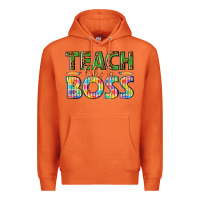 Carrot teach like a boss Premium Hoodie - texasbilliewilder