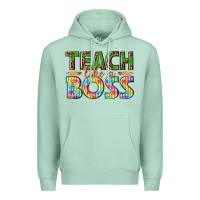 Seafoam teach like a boss Premium Hoodie - texasbilliewilder