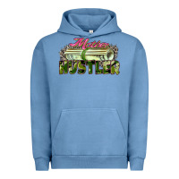 Pigment Pebble Blue mother hustler Urban Hoodie - Zillion Design Studio