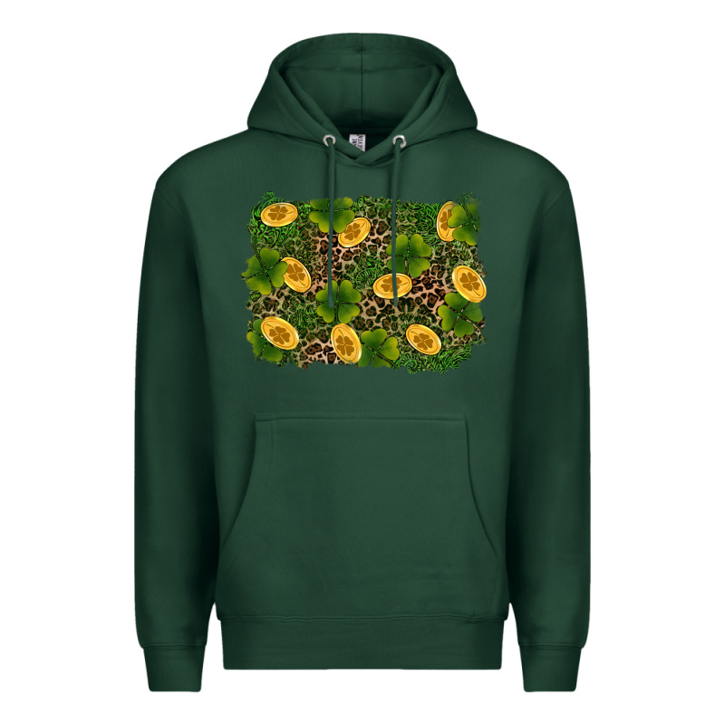 St Patricks Day Background Premium Hoodie by RanaPortraitStore | Teevron