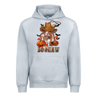 Heather Grey Boohaw Heifer Urban Hoodie - RanaPortraitStore
