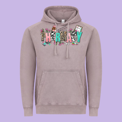 Pharmacy Vintage Hoodie Designed By Adodesignshop