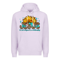 Jesus It S Not Religion It S A Relationship Premium Hoodie | Teevron