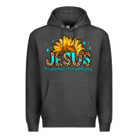 Charcoal Heather jesus it s not religion it s a relationship Premium Hoodie - Zillion Design Studio
