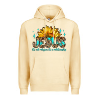 Pina Colada jesus it s not religion it s a relationship Premium Hoodie - Zillion Design Studio