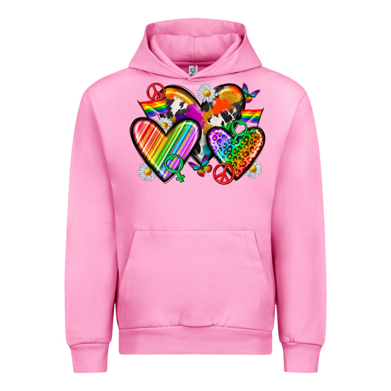 Pride Hearts Urban Hoodie by texasbilliewilder | Teevron