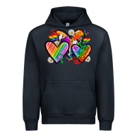 Navy pride hearts Urban Hoodie - texasbilliewilder