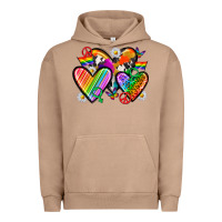 Pigment Burro pride hearts Urban Hoodie - texasbilliewilder