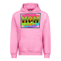 Fuchsia Pink mom life Urban Hoodie - Zillion Design Studio