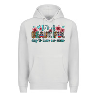 Dove Grey it s a beautiful day to leave me alone Premium Hoodie - Zillion Design Studio