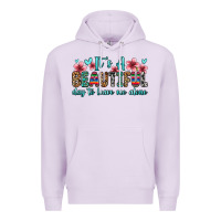 Lilac it s a beautiful day to leave me alone Premium Hoodie - Zillion Design Studio
