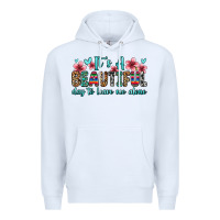 White it s a beautiful day to leave me alone Premium Hoodie - Zillion Design Studio