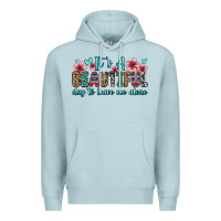 Blue Mist it s a beautiful day to leave me alone Premium Hoodie - Zillion Design Studio