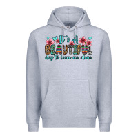 Heather Grey it s a beautiful day to leave me alone Premium Hoodie - Zillion Design Studio