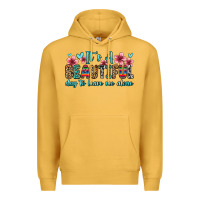 Mustard it s a beautiful day to leave me alone Premium Hoodie - Zillion Design Studio