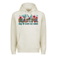 Oatmeal Heather it s a beautiful day to leave me alone Premium Hoodie - Zillion Design Studio