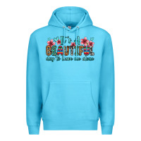 Ocean Blue it s a beautiful day to leave me alone Premium Hoodie - Zillion Design Studio