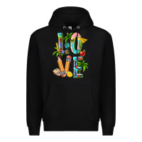 Black summer love teacher Premium Hoodie - texasbilliewilder