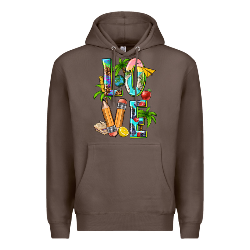 Summer Love Teacher Premium Hoodie by texasbilliewilder | Teevron