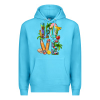 Ocean Blue summer love teacher Premium Hoodie - texasbilliewilder
