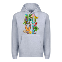 Heather Grey summer love teacher Premium Hoodie - texasbilliewilder