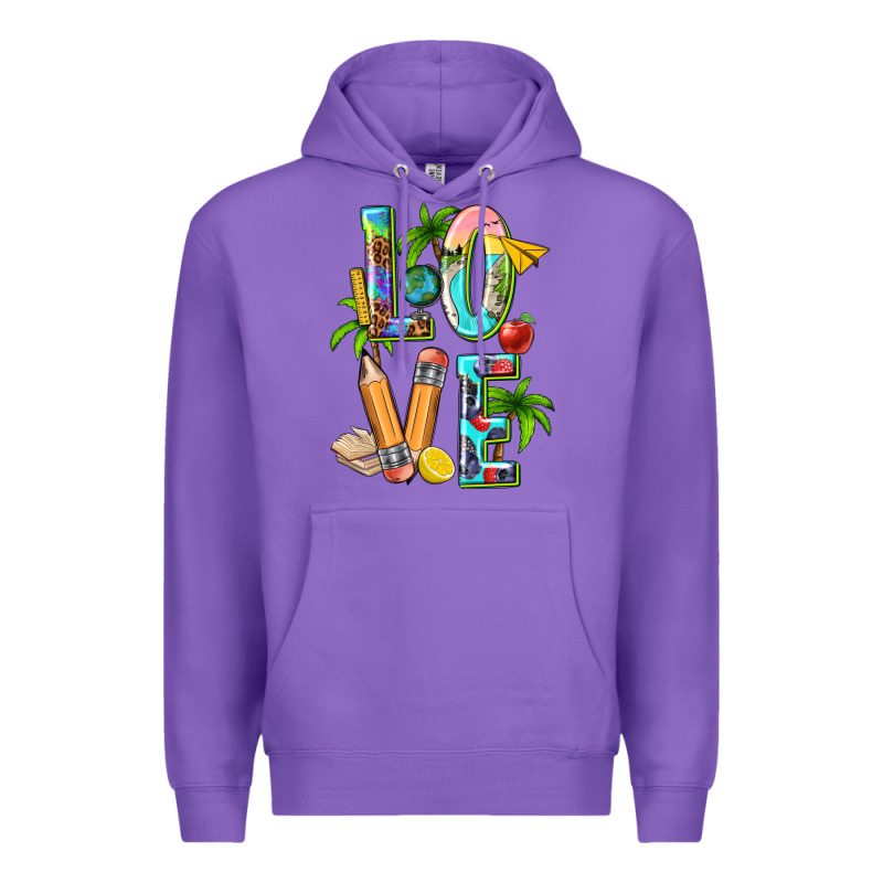 Summer Love Teacher Premium Hoodie by texasbilliewilder | Teevron