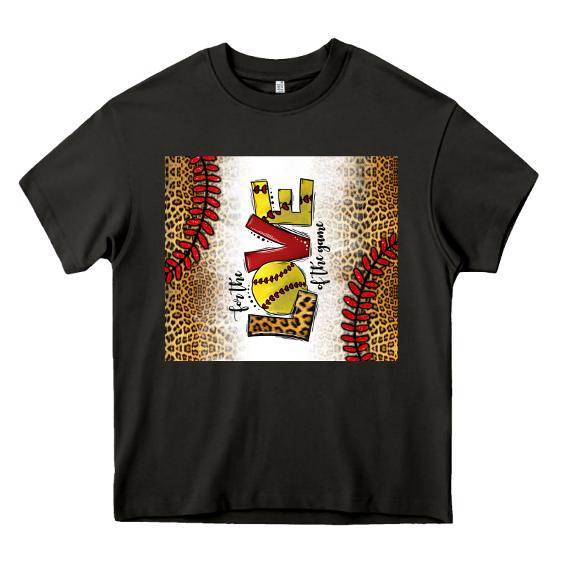 For The Love Of The Game Softball Heavy Core Tee by chombo | Teevron