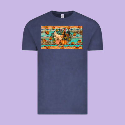 Fall Coop Animals Pumpkin Vintage Tee Designed By Artiststas