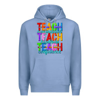 Colony Blue teach compassion teach kindness teach confidence Premium Hoodie - texasbilliewilder