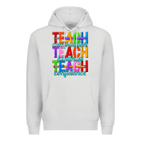 Dove Grey teach compassion teach kindness teach confidence Premium Hoodie - texasbilliewilder