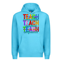 Ocean Blue teach compassion teach kindness teach confidence Premium Hoodie - texasbilliewilder
