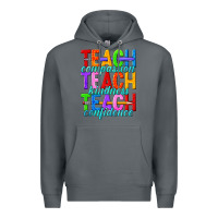 Rock teach compassion teach kindness teach confidence Premium Hoodie - texasbilliewilder