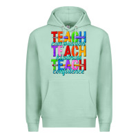 Seafoam teach compassion teach kindness teach confidence Premium Hoodie - texasbilliewilder