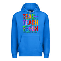 True Royal teach compassion teach kindness teach confidence Premium Hoodie - texasbilliewilder