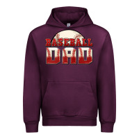 Mauve Wine baseball dad Urban Hoodie - Zillion Design Studio