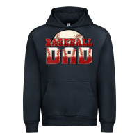 Navy baseball dad Urban Hoodie - Zillion Design Studio