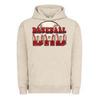 Pigment French Oak baseball dad Urban Hoodie - Zillion Design Studio