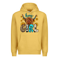 Antique Gold hay girl Premium Hoodie - Zillion Design Studio