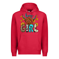 Cardinal hay girl Premium Hoodie - Zillion Design Studio