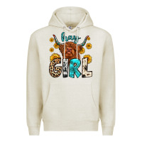 Oatmeal Heather hay girl Premium Hoodie - Zillion Design Studio