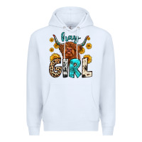White hay girl Premium Hoodie - Zillion Design Studio