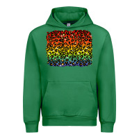 Emerald pride leopard background lgbt Urban Hoodie - texasbilliewilder
