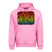 Fuchsia Pink pride leopard background lgbt Urban Hoodie - texasbilliewilder