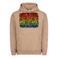 Pigment Burro pride leopard background lgbt Urban Hoodie - texasbilliewilder