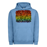 Pigment Pebble Blue pride leopard background lgbt Urban Hoodie - texasbilliewilder