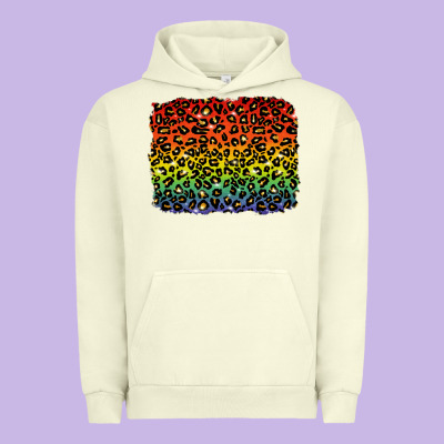 Urban Hoodie pride leopard background lgbt