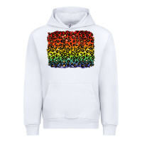 White pride leopard background lgbt Urban Hoodie - texasbilliewilder